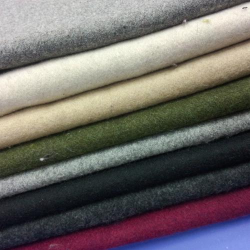麦尔登呢面料 秋冬羊毛混纺大衣呢 鞋帽